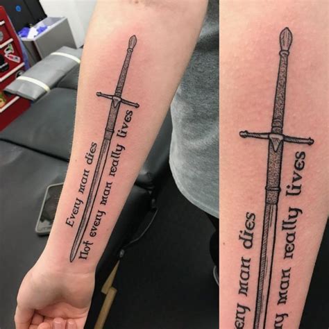 live by the sword tattoo